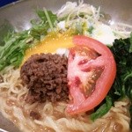 Gasuto - 温泉卵とシャキシャキ野菜の冷しタンタン麺699円