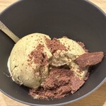 はんやかどのくーた - ピスタチオのジェラート