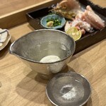 はんやかどのくーた - カニには日本酒！黒龍です。