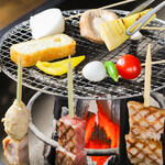 神楽坂 囲炉裏焼肉 祇園 - 料理写真:囲炉裏たけのこ