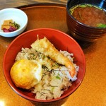 旬彩 天ぷら 心来(しんら） - 追加の「〆の小天丼」です。