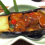 四季彩一力 - 丸茄子の釜焼き《夕》