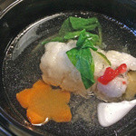 四季彩一力 - 朝〆鱧の茄子包み《夕》