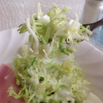 アイドル - 《モーニングサービス》
スプーンが小さくてサラダが食べにくい^^;