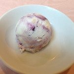 カフェ すいれん - ランチ1674円 ブルーベリーチーズケーキアイス