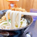 麺賊 - 一瞬、吸いつくような感じですが
冷や系で食べた方が合いそうな麺