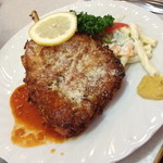 キッチンふるはし - チキンカツ（１，０８０円）これにライス・味噌汁・漬物が付きます。２０１４年７月