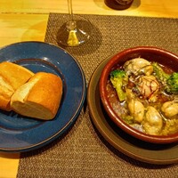 四ツ橋・新町 牡蠣と肉たらしビストロAKIRA - 