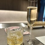 焼鳥 燃暖 - 泡もグラスでいただける～