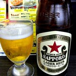 中華麺房 東龍 - 先着は「サッポロラガービール中瓶」❗かなり歩いて喉が乾いたところの一杯は最高＼(^o^)／