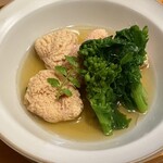 鮨 ひでぞう - 鯛の子と菜の花