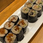 鮨 ひでぞう - いくら巻・鰻胡巻
