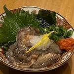 鮨 ひでぞう - なまこポン酢