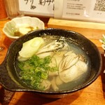 広島大衆居酒屋　十升 - 牡蠣の酒蒸し