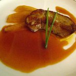 フランス料理 ル・トリアノン - ('09/12)フォアグラのポワレ　蜂蜜風味のソース