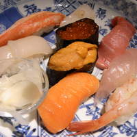 おたる政寿司 ぜん庵 - 中とろ入り九貫握り（2100円）