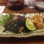 十割蕎麦 やまなか - 鯖のかま酢〆焼き　おいしい~!!