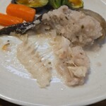 キッチン ブルー グローブ - 骨が出てきた