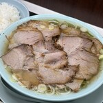新橋ニューともちん 神保町店 - チャーシュー麺+めし(中)