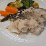 キッチン ブルー グローブ - 桜香る塩麹と大根おろしソースをタップリ添えて