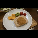 キッチン ブルー グローブ - 昨年8月の鳥挽肉とチーズのテリーヌ　梅ポン酢大根おろしソース