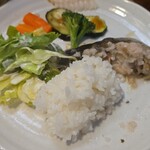 キッチン ブルー グローブ - ワンプレートへ