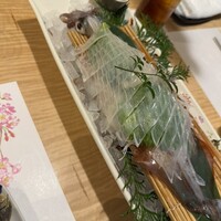 対馬のどぐろとイカ活き造り 博多 魚蔵 - 