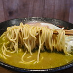 麺処 にぼし香 - 濃厚牡蠣蕎麦の麺