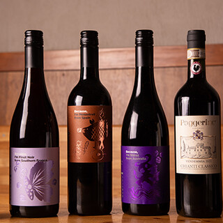 樽生スパークリングワインや地酒・焼酎など多彩なドリンクが充実