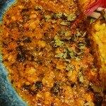 スパイシーカリーハウス 銀座半月 - ほうれん草キーマ（中辛）