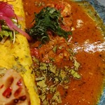 スパイシーカリーハウス 銀座半月 - 梅しそチキン（中辛）