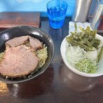 麺や 青雲志 - 特製スタミナまぜそば　大盛り