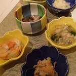 たてやま温泉 千里の風 - 食べた料理の数々