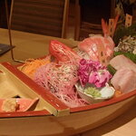 たてやま温泉 千里の風 - 二段舟盛