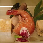 たてやま温泉 千里の風 - 前菜　安房里見の玉手箱