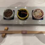 味工房まんま 別館 - 突き出し3種