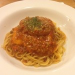 ポポラマーマ - ハンバーグとチーズのボロネーゼ