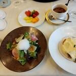 リーガロイヤルホテル小倉 - 洋朝食のエッグベネディクト