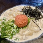 うどん工房かたつむり - 明太クリームうどん
