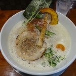 暁 製麺 - 私の鶏豚だしらぁ麺