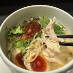 鶏白湯らーめん 自由が丘蔭山 - 