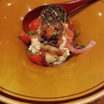 粋鱗 - ⑥燻製〆鯖のポテトサラダ