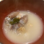 鮨 浜はち - ホタルイカの出汁茶漬け