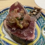 鮨 浜はち - 初鰹を酒盗で！