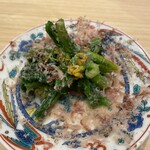 鮨 浜はち - 菜の花に鉛節