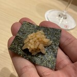 鮨 浜はち - 切り立てのシャリ