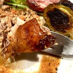 da Uma - うずらのリピエノ　皮面のグリルの深さにあらためて感動です　　　byまみこまみこ