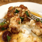 da Uma - ケパー　オリーブの酸味と発酵感〜ハーブアロマ〜そして松の実の食感が〜バターがゆっくり焦がしたメイラード効果が白子と相まって甘みと風味〜で、もうねっ　　　byまみこまみこ