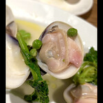 da Uma - 地蛤と春野菜のスープ仕立て　byまみこまみこ