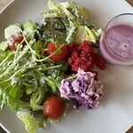 ブラッスリー・ベルデマール - 紫芋のサラダ